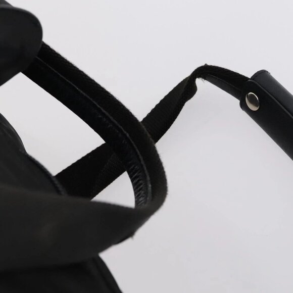 PRADA Boston Bag Nylon Black Silver Auth 144179 - Picture 9 of 16